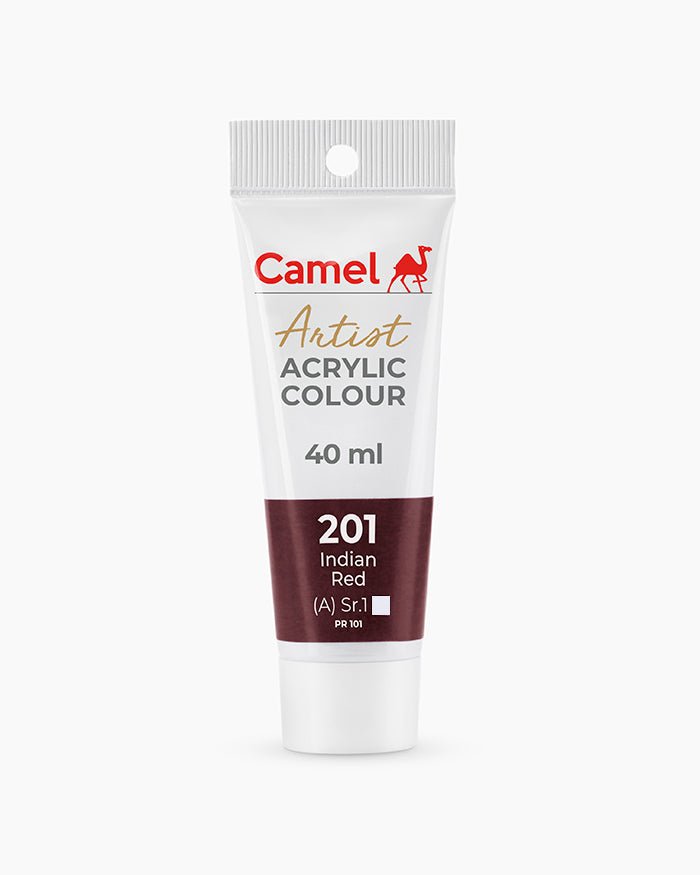 CAMEL ARTIST ACRYLIC COLOR 40 ML 201 INDIAN RED