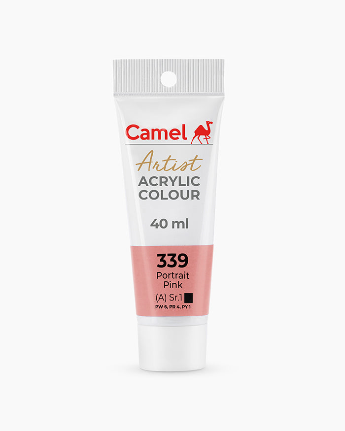 CAMEL ARTIST ACRYLIC COLOR 40 ML 339 PORTRAIT PINK