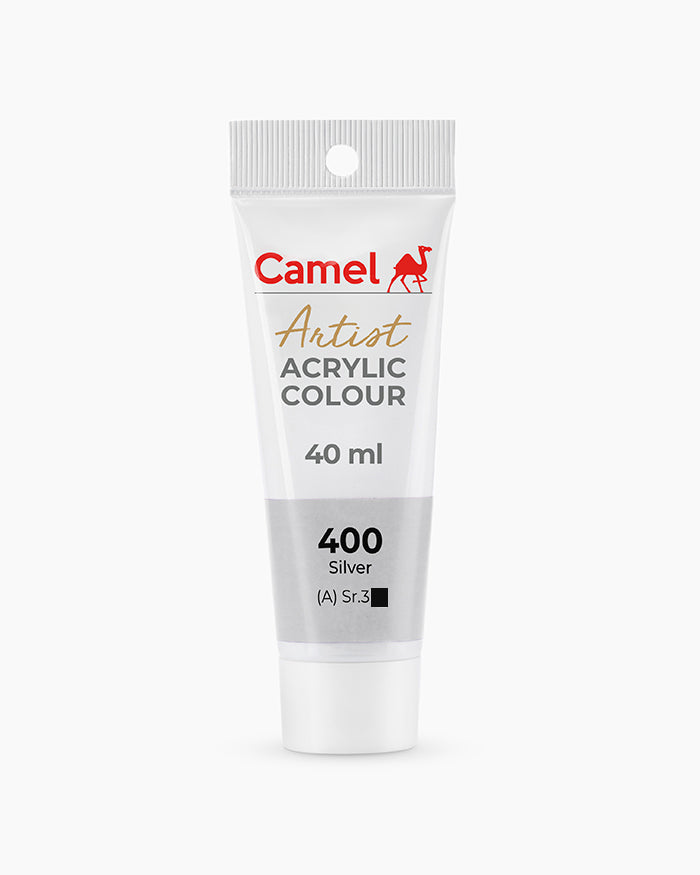 CAMEL ARTIST ACRYLIC COLOR 40 ML 400 SILVER
