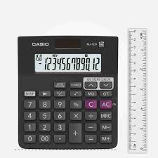 CASIO CALCULATOR 12 DIGITS MJ-12D BK