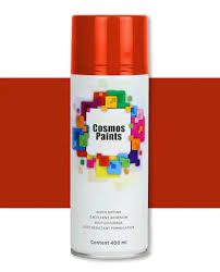 COSMOS SPRAY PAINT 6 ORANGE RED 400ML