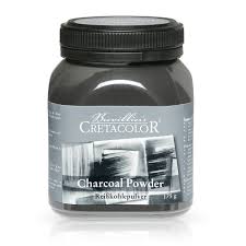 CRETACOLOR CHARCOAL POWDER BLACK 175GM