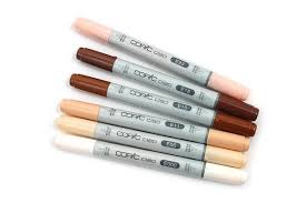 Copic Marker Ciao Markers Skin Set 0f 6