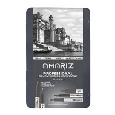 DOMS AMARIZ PROFESSIONAL PIGMENT LINERS SET OF 10