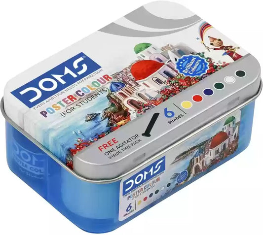 DOMS POSTER COLOURS 6 SHADES