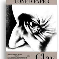 FABRIANO TONED PAPER PAD CLAY 120gsm A3
