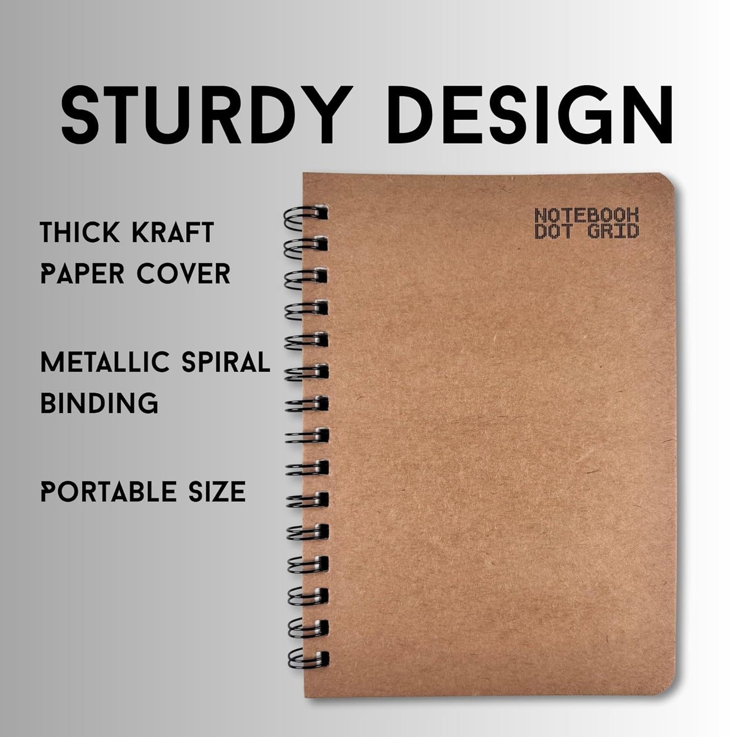 GOD'S GRACE DOTTED GRID A4 WIRO NOTEBOOK