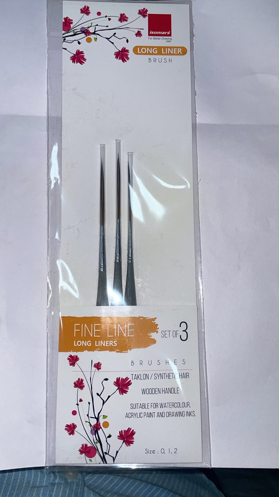 ISOMARS BRUSH FINELINE LONG 3 FLL-3