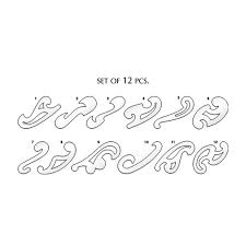 LINOGRAPH FRENCH CURVE SET OF 12