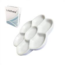 Lotatheta Diameter Flower Paint Ceramic Palette 2 Pcs