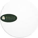 MONA LISA ROUND STRETCHED CANVAS WHITE 12"