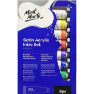 MONT MARTE SATIN ACRYLIV INTRO SET 8