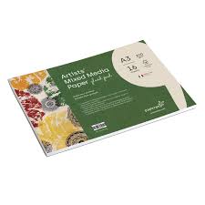 PAPERPEP MIXED MEDIA PAPER GLUED PAD 200GSM A3 16 SHEET