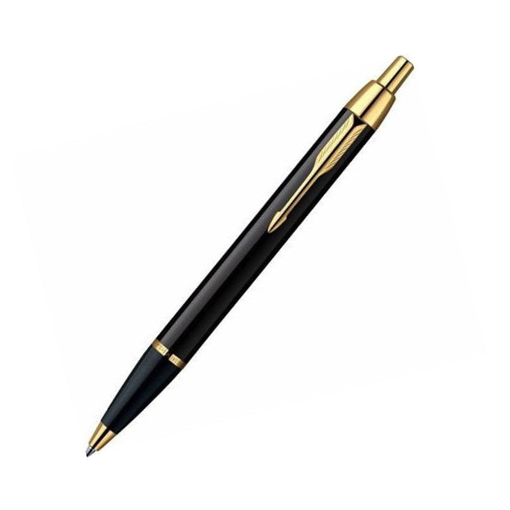 PARKER IM METAL LACQUE BLACK BP GT + PEN DRIVE SET