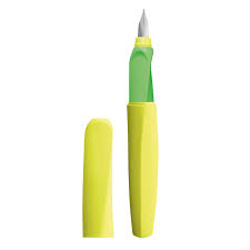 PELIKAN TWIST FOUNTAIN PEN NEON YELLOW M 807326