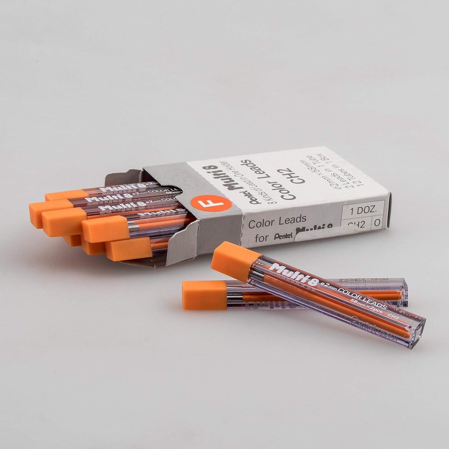 PENTEL CH2 MULTI 8 LEAD ORANGE - F