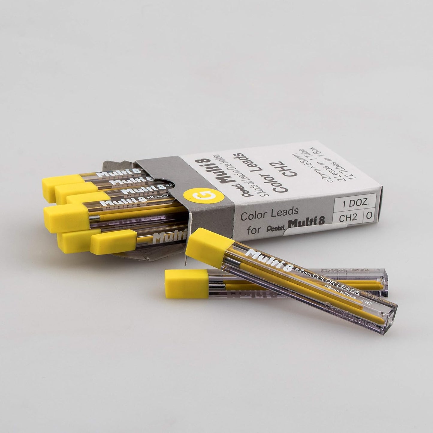 PENTEL CH2 MULTI 8 LEAD YELLOW - G