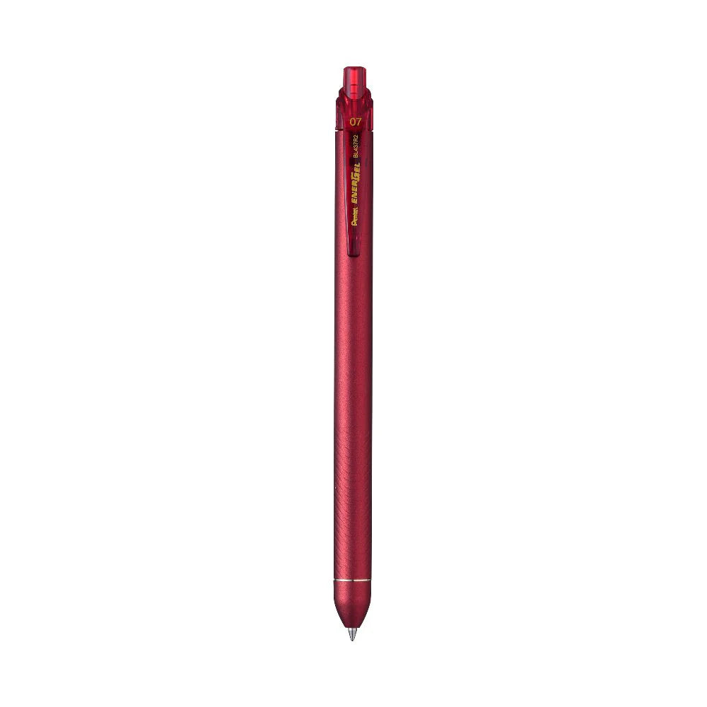 PENTEL ENERGEL CLICK BL437R2 - 1 PC BLISTER RED