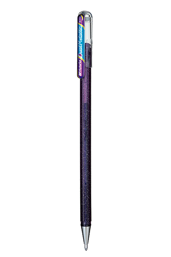 PENTEL K110-DVX HYBRID DUAL METALLIC VIOLET+BLUE