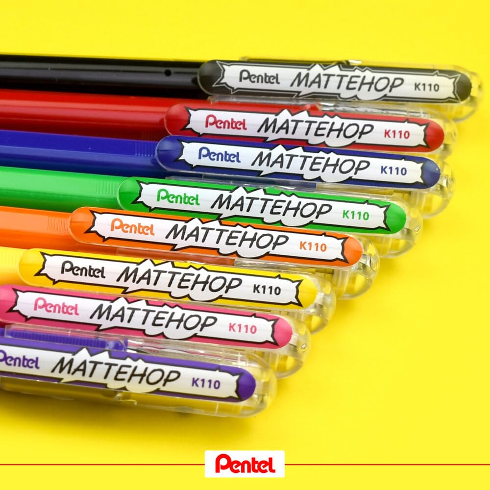 PENTEL K110-V MATTEHOPGR PEN 96 PCS STAND