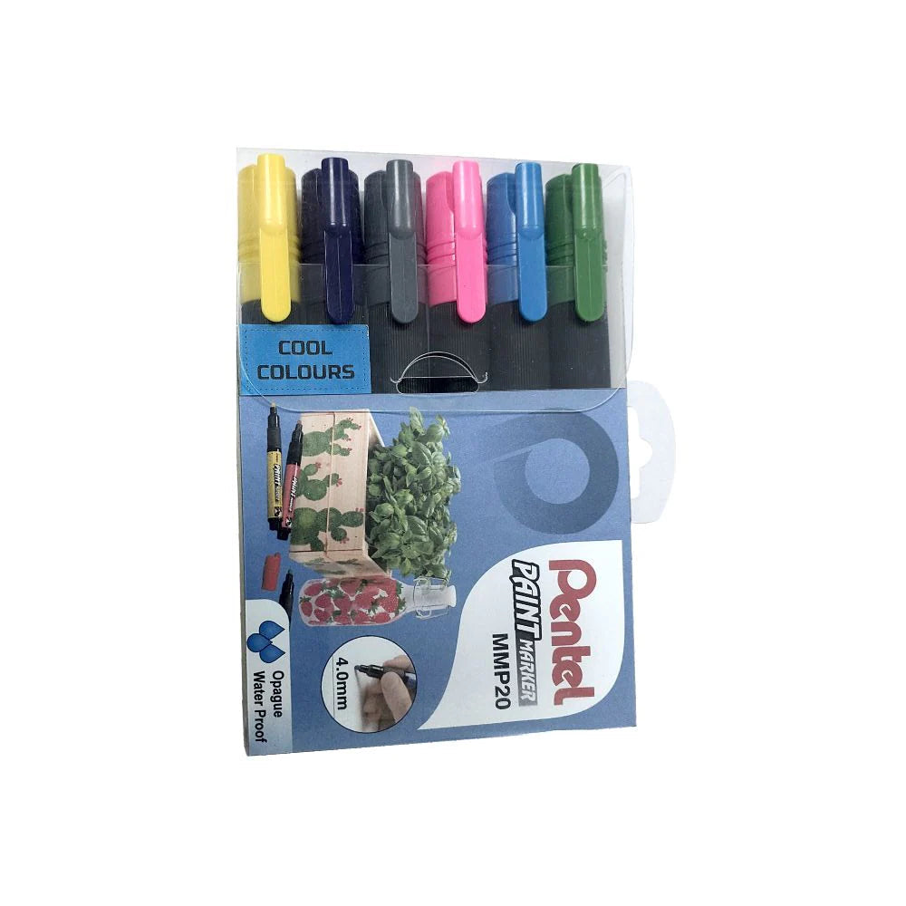 PENTEL MMP20 PAINT MARKER COOL SET OF 6