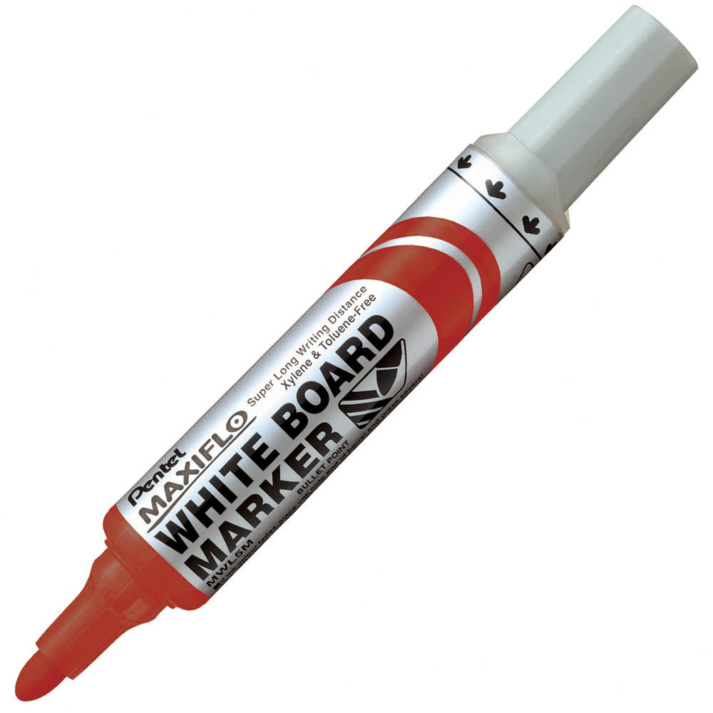 PENTEL MWL5 S WHITEBOARD MARKER RED BULLET POINT