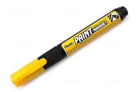 PENTEL PAINT MARKER PEN MEDIUM POINT YELLOW