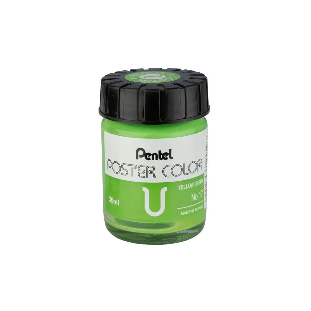 PENTEL POSTER COLOR T-17 YELLOW GREEN 30ML
