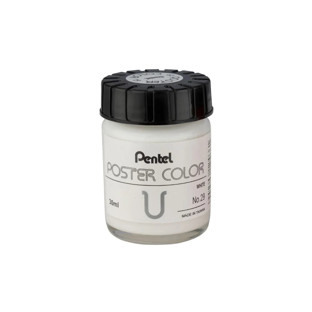 PENTEL POSTER COLOR T-29 WHITE 30ML