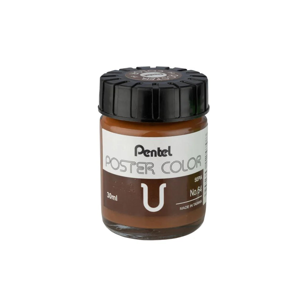 PENTEL POSTER COLOR T-64 SEPIA 30ML