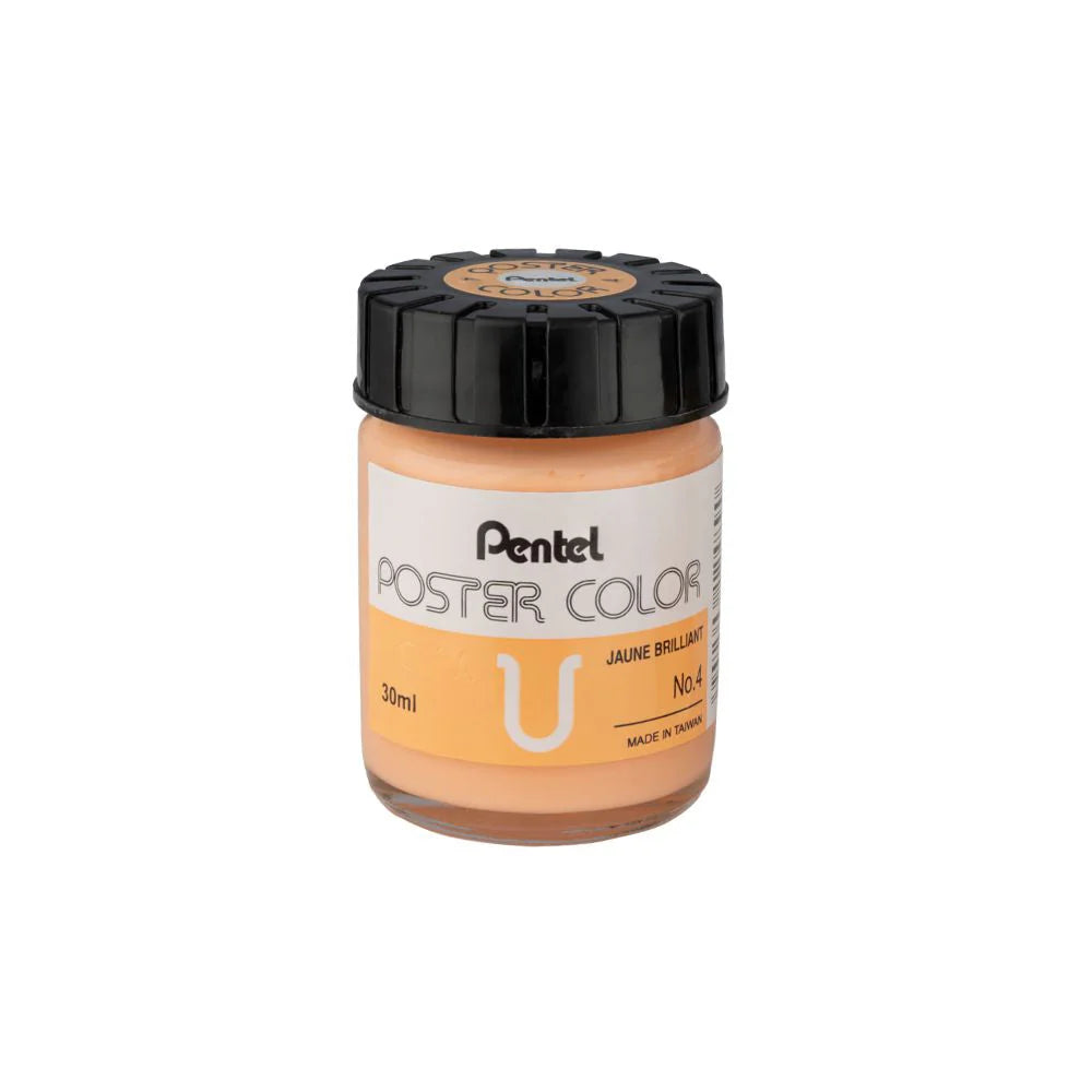 PENTEL POSTER COLOR T-4 JAUNE BRILLIANT 30ML