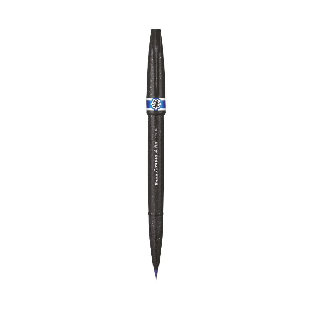 PENTEL SESF30C ARTIST BRUSH SIGN PEN BLUE