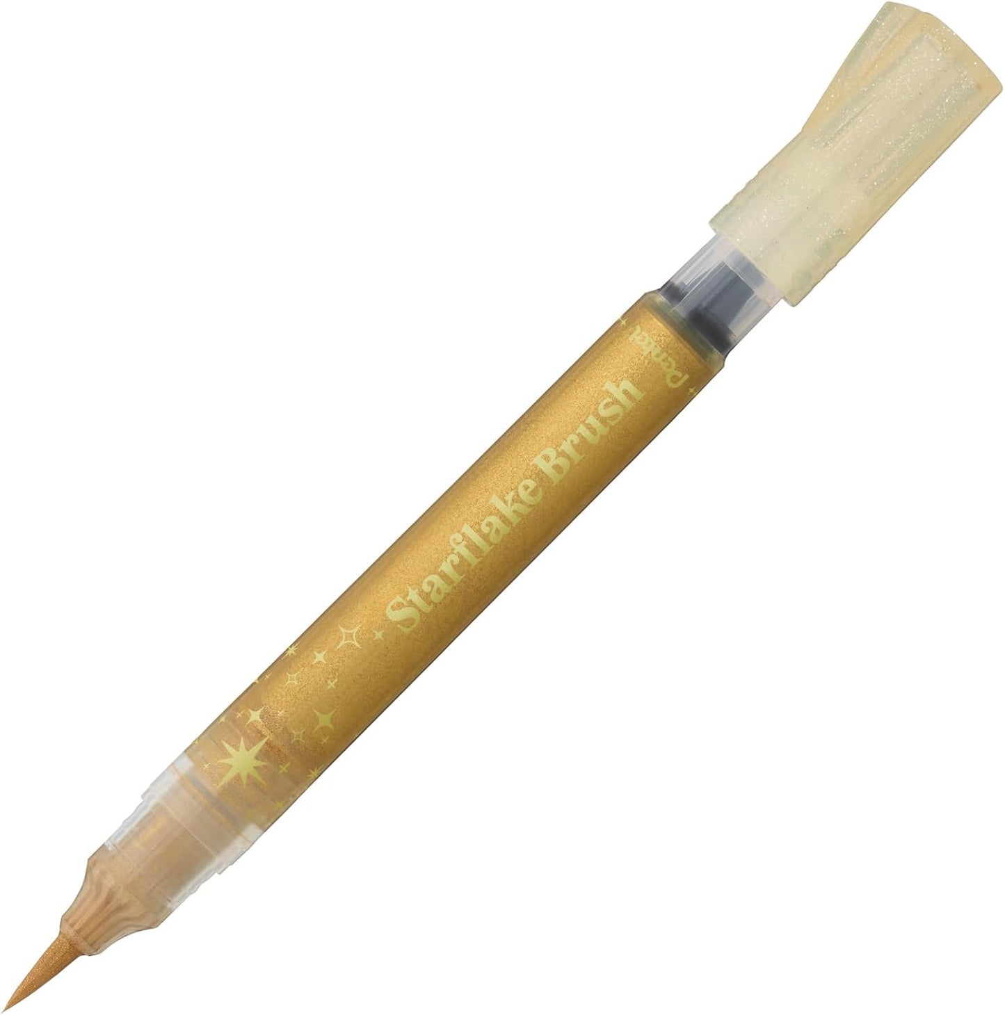 PENTEL XGFHLM STAR FLAKE BRUSH GOLD