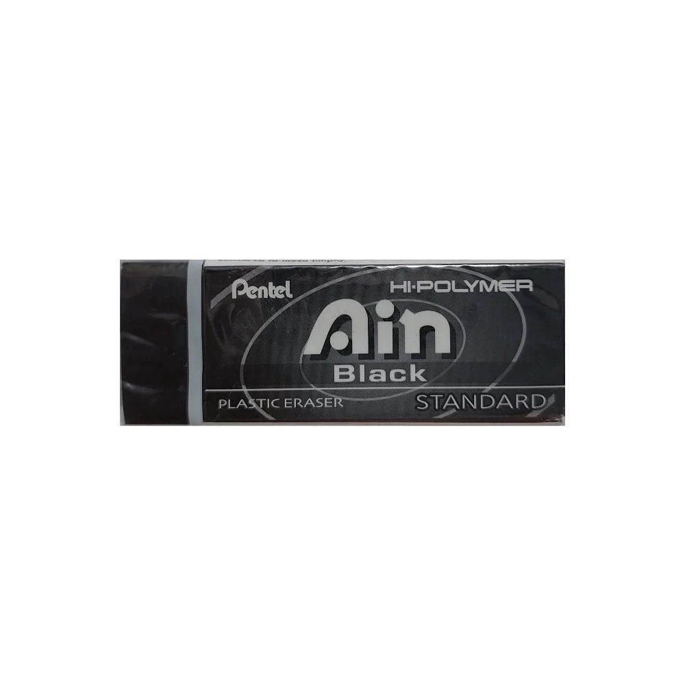 PENTEL ZEAH-10ATE HI-POLYMER ERASER BLACK MEDIUM