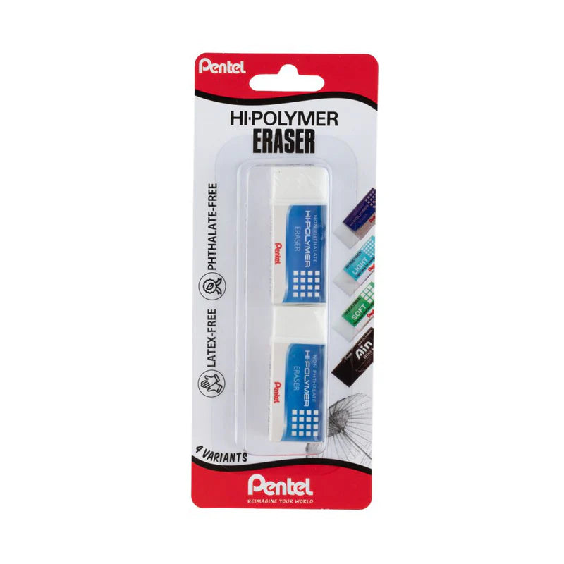 PENTEL ZEL-05E ERASER LIGHT SMALL 2 PCS