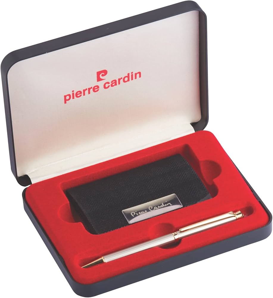 PIERRE CARDIN TYCOON BALL PEN SET WITH CARD HOLDER