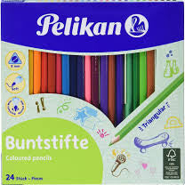 Pelikan Erasable coloured pencils set of 24