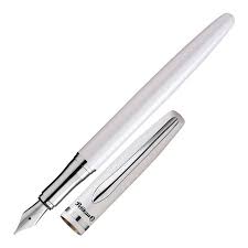 PELIKAN JAZZ FOUNTAIN PEN - PEARL WHITE