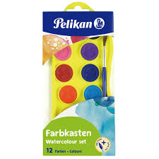 Pelikan water colour set of 12