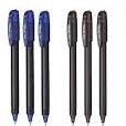 Pentel Energel Roller Gel Pen Set 0.7mm 3 BLUE + 3 BLACK