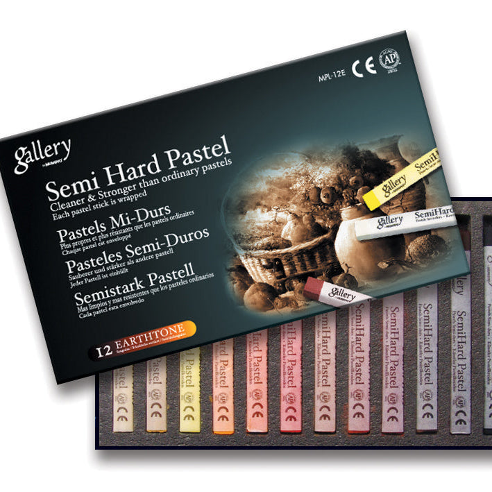 MUNGYO SEMI HARD PASTELS 12