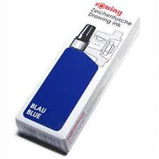 ROTRING DRAWING INK 23ml BLUE