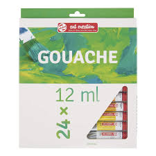 ROYAL TALENS ART GOUACHE ARTISTS' ACRYLIC COLOUR 24x12ml