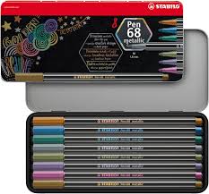 STABILO METALIC PEN SET OF 8