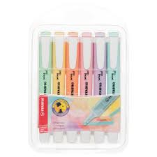 STABILO PASTEL SWING COOL HIGHLIGHTER WOW SET OF 6