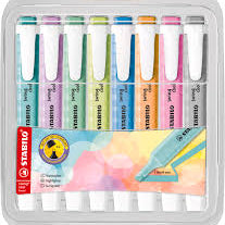 STABILO PASTEL SWING COOL HIGHLIGHTER WOW SET OF 8