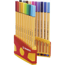 STABILO POINT 88 COLOUR PEN SET OF 20 (8820-03)