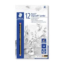 STAEDTLER 153 2B NORIS ERGOSOFT PENCILS-153 2B