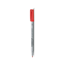STAEDTLER LUMOCOLOUR NON-PERMANENT RED F-316 02