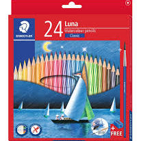 STAEDTLER LUNA CLASSIC AQUARELL PENCIL COLOUR SET OF 24-13710C24